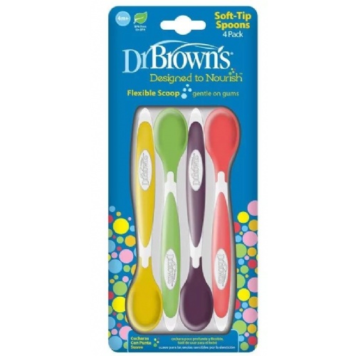 Dr brown cucharas bebes +4m 4uds
