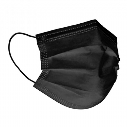 Mascarilla quirurgica negra 1u