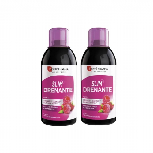 Turboslim duplo drenante frambuesa 2x500ml (ci)
