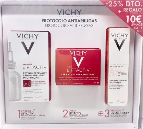 Vichy cofre manchas serum b3+ crema b3+ uv-age regalo 2026