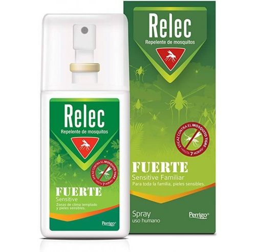 Relec extrafuerte repelente de mosquitos spray xl  1 envase 125 ml