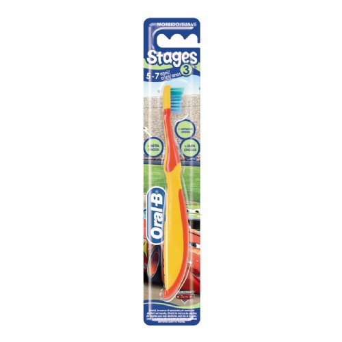 CEPILLO DENTAL INFANTIL - ORAL-B STAGES 3 (4-8 AÑOS)