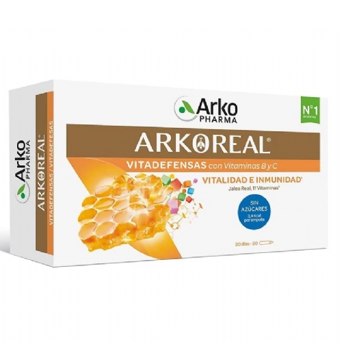 Arkoreal jalea real vitadefensas  1000 mg 20 ampollas 15 ml