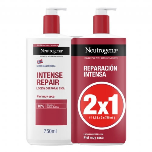 Neutrogena formula noruega locion corporal - reparacion intensa piel muy seca y rugosa (2 envases 75