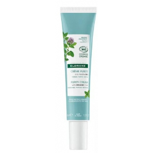 Klorane crema purificante a la menta bio (1 envase 40 ml)