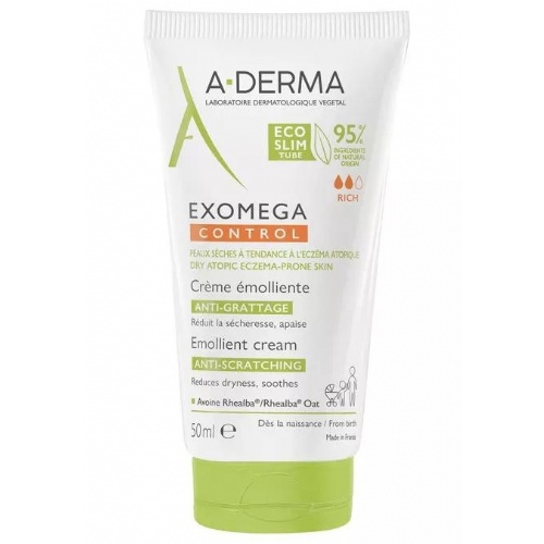 A-derma exomega control crema emoliente (1 envase 50 ml)