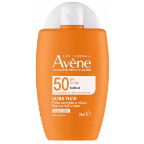Eau thermale avene ultra fluid alta proteccion oil control spf 50  1 envase 50 ml