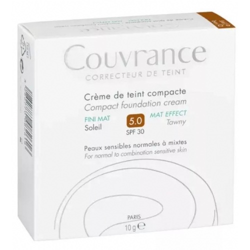 AVENE COUVRANCE CREMA COMPACTA OIL FREE (9.5 G BRONCEADO)