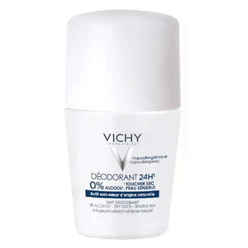 DESODORANTE 24 H SIN SALES DE ALUMINIO - VICHY (ROLL ON 50 ML)