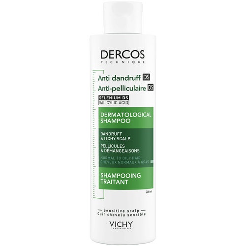 Dercos champu caspa grasa 200ml
