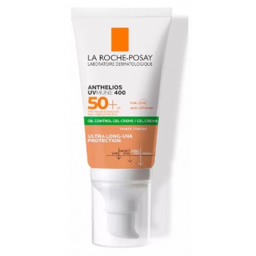 Anthelios oil control gel creme uv mune 400 spf 50+ (1 envase 50 ml)