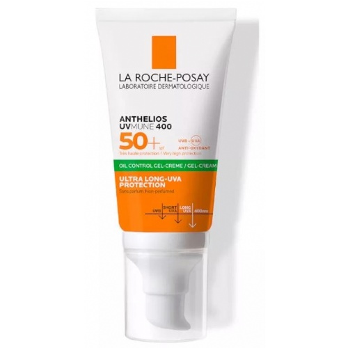 Anthelios oil control gel creme uv mune 400 spf 50+ (1 envase 50 ml con color)