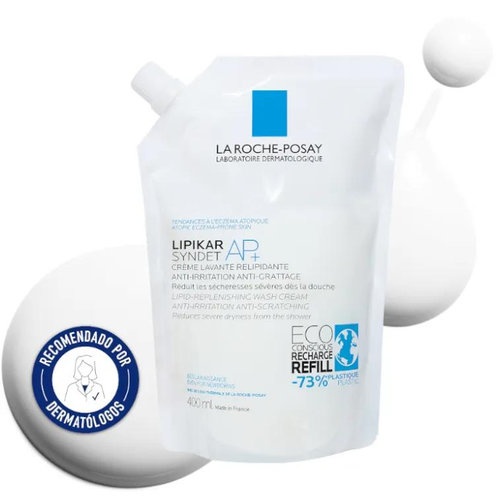 Lipikar syndet ap+  1 envase 400 ml refill