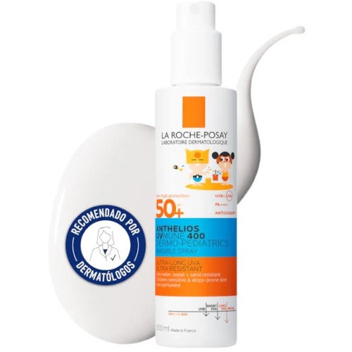 Anthelios uvmune400 dermo-pediat spray invisible spf 50+  1 envase 200 ml