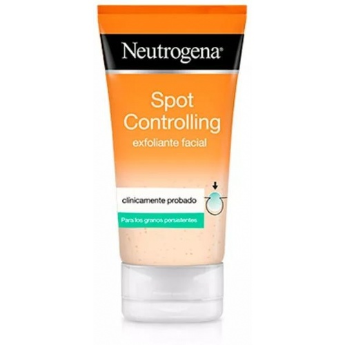 Neutrogena spot controlling - exfoliante facial con acido salicilico purificante (1 envase 150 ml)