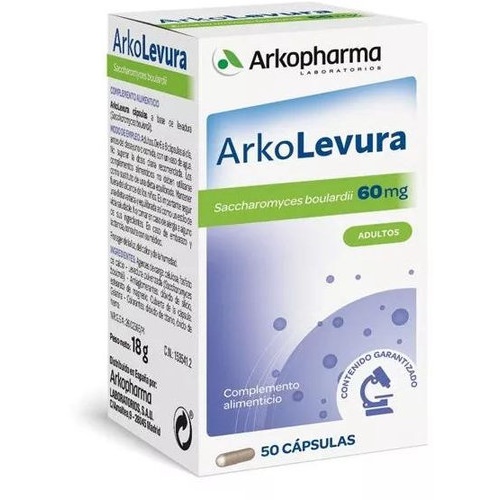 Arkolevura saccharomyces boulardii  50 capsulas
