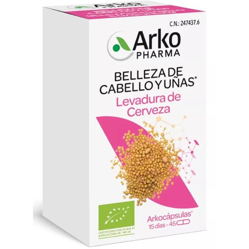 Arkocapsulas levadura de cerveza bio  45 capsulas