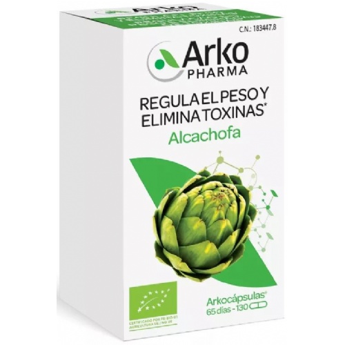 Arkocapsulas alcachofa bio  130 capsulas