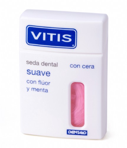 VITIS SEDA DENTAL CON FLUOR Y MENTA (50 M 2 U)