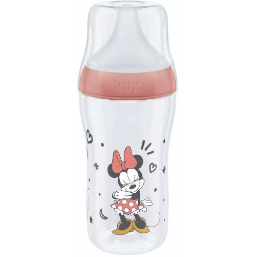Biberon pp silicona nuk perfect match flujo m 1 unidad 260 ml mickey color rojo - nuk perfect match