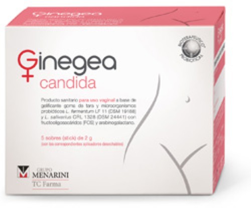 GINEGEA CANDIDA C/ APLICADOR (5 SOBRES + 5 FRASCOS)