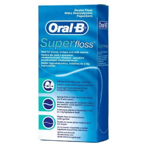 ORAL-B SUPERFLOSS - SEDA DENTAL (50 U)