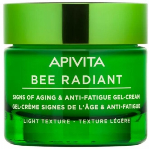 Apivita bee radiant gel crema peonia textura ligera 50ml