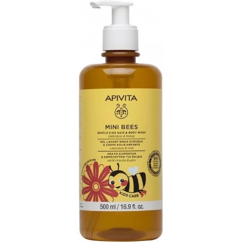 Apivita kids mini bees gel&champu 500ml