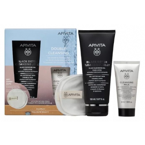 Apivita gel limpia detox negro 150ml