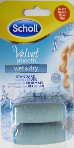 DR SCHOLL VELVET SMOOTH - LIMA PIES WET & DRY (CABEZALES GIRATORIOS)
