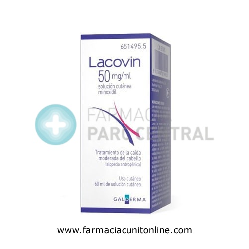 LACOVIN 50 mg/ml SOLUCIÓN CUTÁNEA , 1 frasco de 60 ml