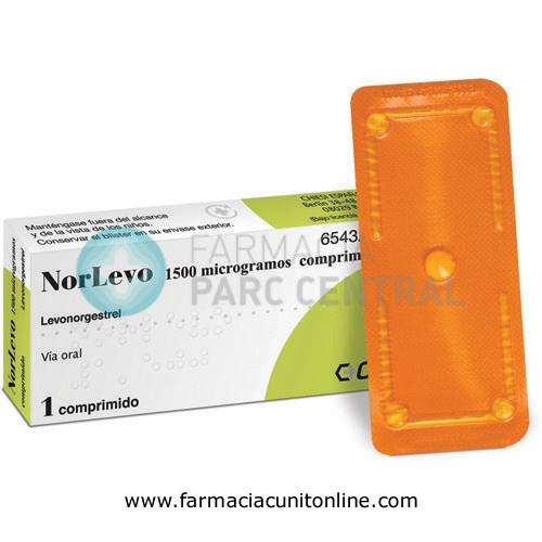 NORLEVO 1,5 MG COMPRIMIDO , 1 comprimido