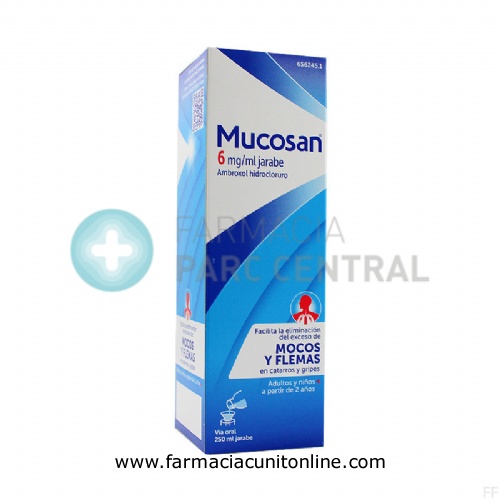 MUCOSAN 6 MG/ML JARABE, 1 frasco de 250 ml