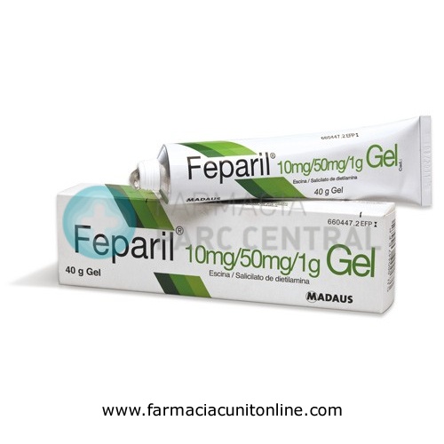 FEPARIL 10mg/g + 50mg/g GEL , 1 tubo de 40 g