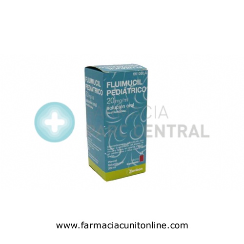 FLUIMUCIL PEDIATRICO 20 mg/ml SOLUCION ORAL , 1 frasco de 200 ml