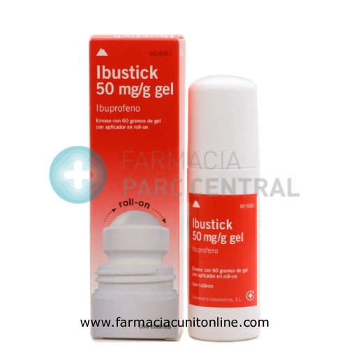 IBUSTICK 50 mg/g GEL, 1 tubo de 60 g