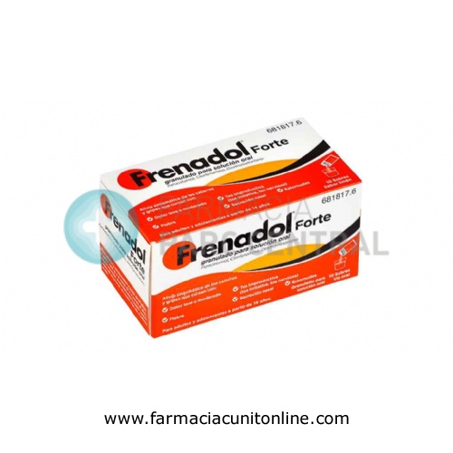 FRENADOL FORTE GRANULADO PARA SOLUCION ORAL , 10 sobres