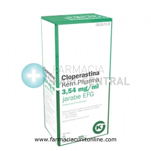 CLOPERASTINA KERN PHARMA 3,54 mg/ml JARABE, 1 frasco de 200 ml