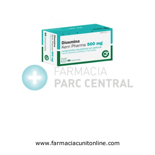 DIOSMINA KERN PHARMA 500 mg COMPRIMIDOS RECUBIERTOS CON PELICULA , 60 comprimidos