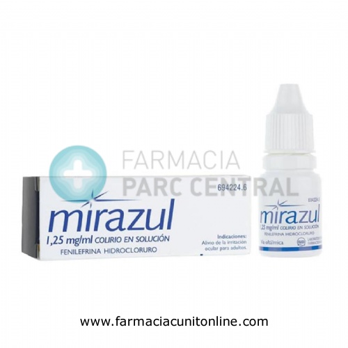 MIRAZUL 1,25 MG/ML COLIRIO EN SOLUCIÓN. , 1 frasco de 10 ml