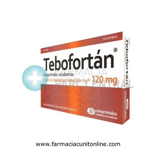 TEBOFORTAN 120 MG COMPRIMIDOS RECUBIERTOS CON PELICULA , 30 comprimidos
