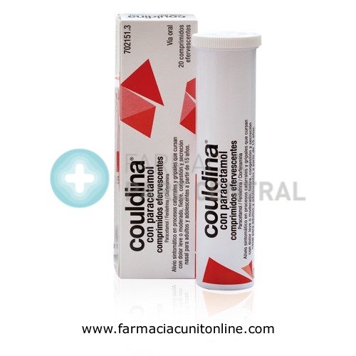 COULDINA CON PARACETAMOL COMPRIMIDOS EFERVESCENTES , 20 comprimidos