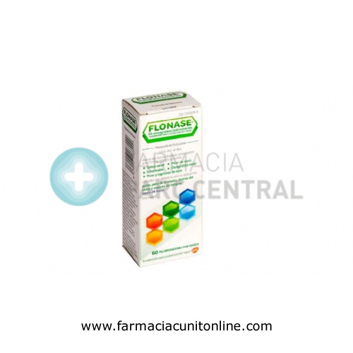 FLONASE 50 MICROGRAMOS/PULVERIZACION SUSPENSION PARA PULVERIZACION NASAL, 60 pulverizaciones