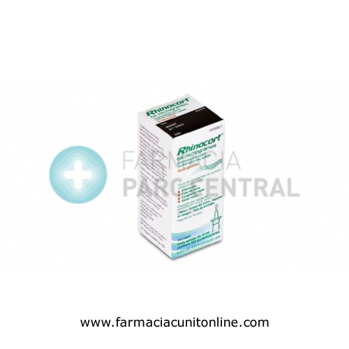 RHINOCORT 64 microgramos SUSPENSION PARA PULVERIZACION NASAL, 1 envase pulverizador de 120 dosis