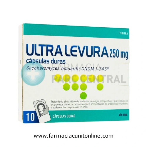 ULTRA-LEVURA 250 MG CAPSULAS DURAS , 10 cápsulas