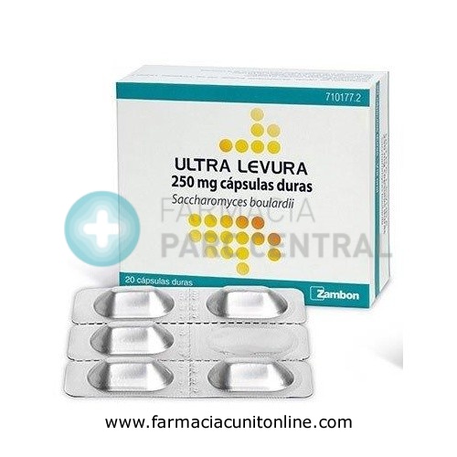 ULTRA-LEVURA 250 MG CAPSULAS DURAS , 20 cápsulas