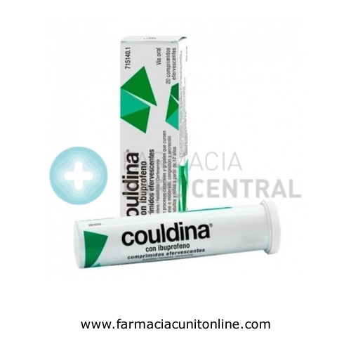 COULDINA CON IBUPROFENO COMPRIMIDOS EFERVESCENTES, 20 comprimidos