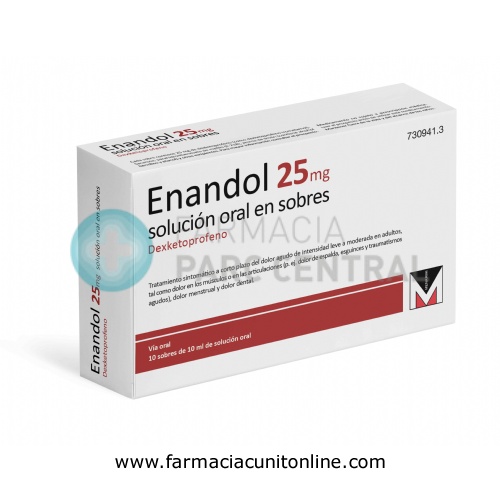 ENANDOL 25 MG SOLUCION ORAL EN SOBRES 10 sobres