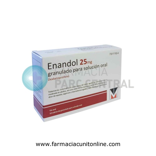 ENANDOL 25 MG GRANULADO PARA SOLUCIÓN ORAL,10 sobres