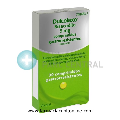 DULCOLAX BISACODILO 5 MG COMPRIMIDOS GASTRORRESISTENTES, 30 comprimidos
